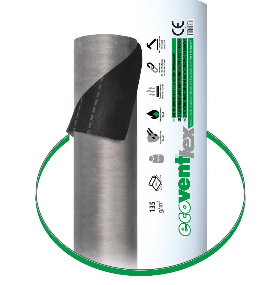 Подпокривно фолио EcoVenttex® 135 гр./м2