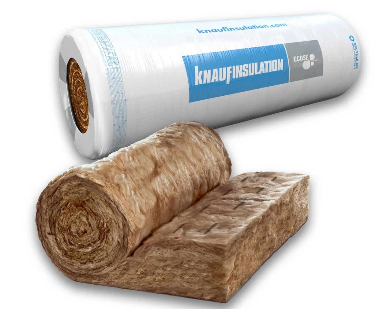 Стъклена минерална вата Knauf NatuRoll Plus